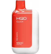 HQD Click 5500 (устройство + картридж) - Красный Мохито